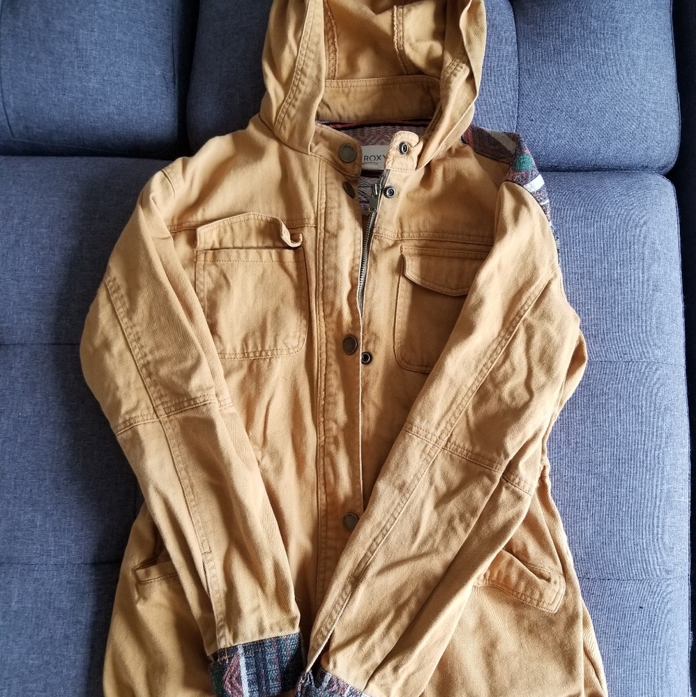 🌸 3 for $20 Roxy Spring Jacket in Mustard